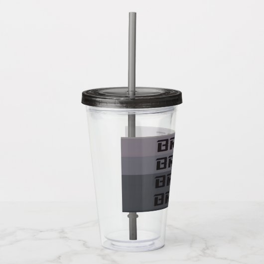 VERRE EN ACRYLIQUE BRIDE TUMBLER (Devant)