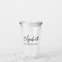 Bridesmaid Moderne Minimaliste Script Bachelorette
