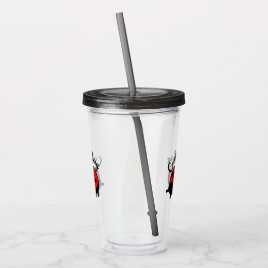 Verre En Acrylique Bug de câlin Ladybug | Design agréable et conforta (Gauche)
