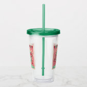 Verre En Acrylique Bulle gomme acrylique Tumbler (Droite)