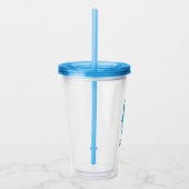 Verre En Acrylique C est pour Cookie Monster | Ajouter Votre Nom (Droite)