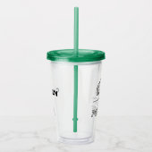 Verre En Acrylique cacahuètes | Pepperment Patty Thoughts (Droite)