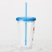 Verre En Acrylique cacahuètes | Snoopy Basketball Hoop Shot (Droite)