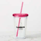 Verre En Acrylique cacahuètes | Snoopy Le Secret À La Vie (Dos)