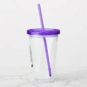 Verre En Acrylique cacahuètes | Snoopy Ocean High Tide | Ajouter Votr (Gauche)