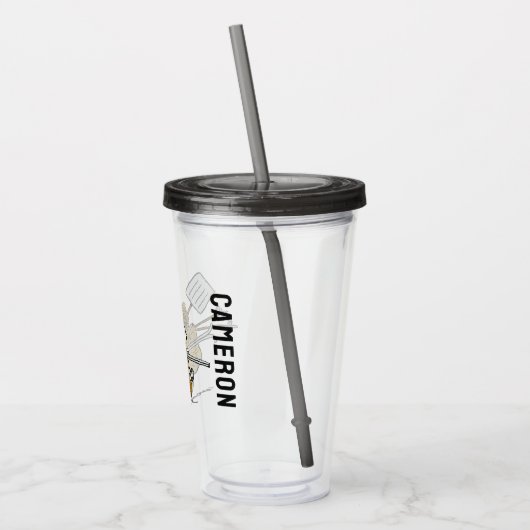 Verre En Acrylique cacahuètes | Snoopy Snow Warrior (Gauche)