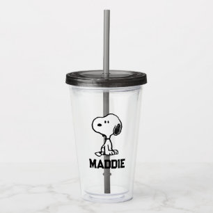 Verre En Acrylique cacahuètes Tournages de snoopy