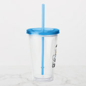 Verre En Acrylique cacahuètes | Vélo Snoopy & Woodstock (Droite)