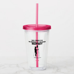Verre En Acrylique Caddyshack Je Vais Vous Apprendre Le Sens Du W