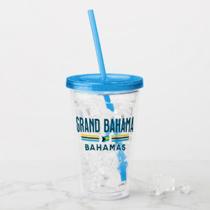 Verre En Acrylique Cadeau souvenir Bahamas : Grand Bahama Independenc