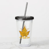 Verre En Acrylique Cadeaux de Varsity Canada personnalisés (Dos)