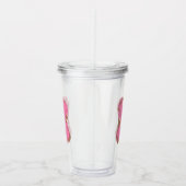 Verre En Acrylique Café Lettre X : Monogramme Initiale (Droite)