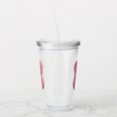 Verre En Acrylique Café Lettre X : Monogramme Initiale (Gauche)