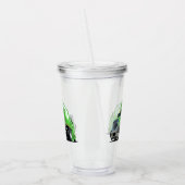 Verre En Acrylique Camion à ordures de dessin (Gauche)