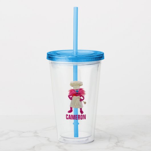 Verre En Acrylique Camion alimentaire Monster de Cookie | Poing Gonge (Devant)