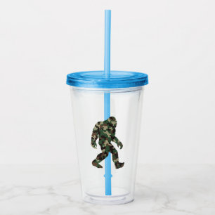 Verre En Acrylique Camo Bigfoot Sasquatch