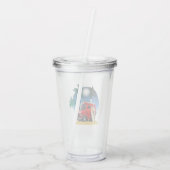 Verre En Acrylique Camper de dessin (Dos)