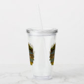 Verre En Acrylique Canards-Majards Survolant L'Étang (Gauche)