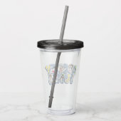Verre En Acrylique Caractères LOONEY TUNES™ en lettres (Dos)