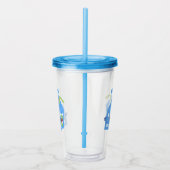 Verre En Acrylique Caricature en carton de lait joyeux (Droite)