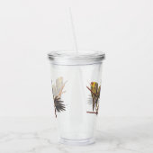 Verre En Acrylique Carolina Parakeet Trio des oiseaux disparus (Gauche)