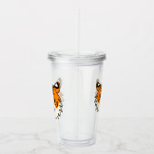 Verre En Acrylique Carton doux et souriant tigre (Droite)