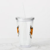 Verre En Acrylique Carton doux et souriant tigre (Gauche)