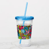 Verre En Acrylique Cat et kitten (Dos)