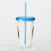 Verre En Acrylique Caution père et fille (11) (Droite)