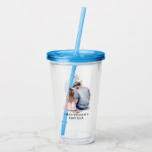 Verre En Acrylique Caution père et fille (7) (Dos)