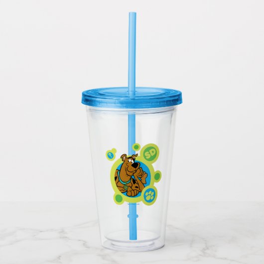 Verre En Acrylique Cercles Scooby-Doo SD Badge (Devant)
