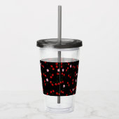 Verre En Acrylique Cerises noires (Droite)
