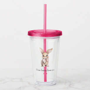Verre En Acrylique Certain Lapin T'aime