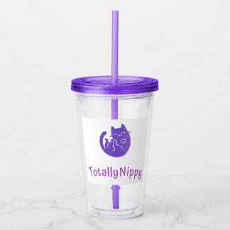 Verre En Acrylique Chat de pourpre de culbuteur de TotallyNippy