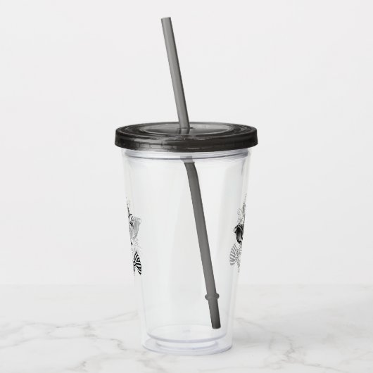 Verre En Acrylique Chat frais (Gauche)