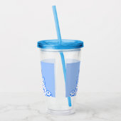 Verre En Acrylique Chat Joli Avec Lunettes Rondes (Gauche)