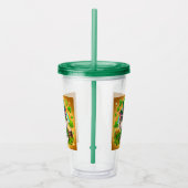 Verre En Acrylique Chat mignon/chaton Saint Patrick's Day (Droite)