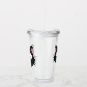 Verre En Acrylique Chat noir Chat noir Chat gris Chat portant des lun (Droite)