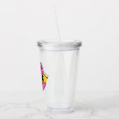 Verre En Acrylique Chat Rétro (Gauche)