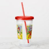 Verre En Acrylique Chats dansants (Gauche)