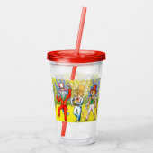 Verre En Acrylique Chats dansants (Dos)