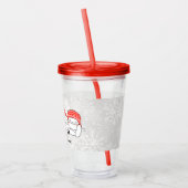 Verre En Acrylique Chats de vacances d'hiver (Gauche)