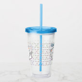 Verre En Acrylique Cheeky Kawaii Style Kitten (Droite)