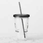 Verre En Acrylique Chèvre laitière Toggenburg (Gauche)