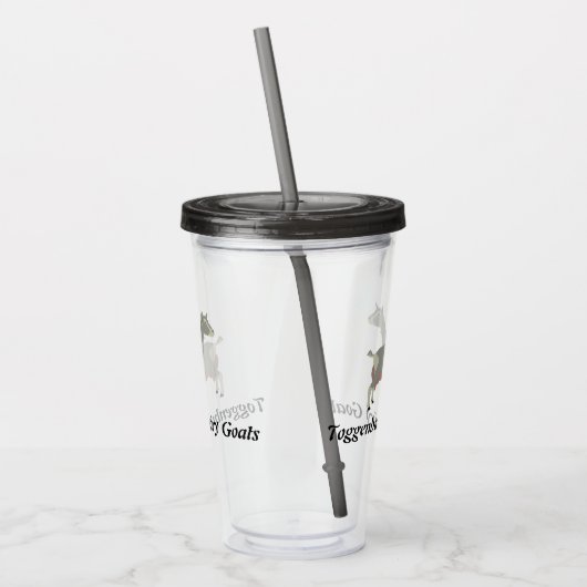 Verre En Acrylique Chèvre laitière Toggenburg (Gauche)