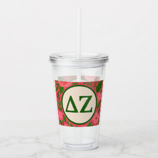 Verre En Acrylique Chi Omega