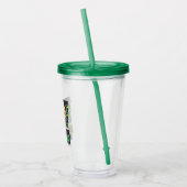 Verre En Acrylique Chibi Cat Noir n'abandonne jamais (Gauche)