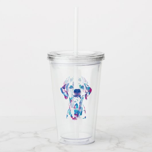 Verre En Acrylique Chien (Devant)