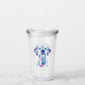 Verre En Acrylique Chien (Dos)