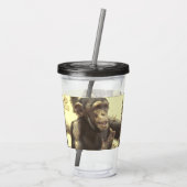 Verre En Acrylique Chimp métallique (Dos)